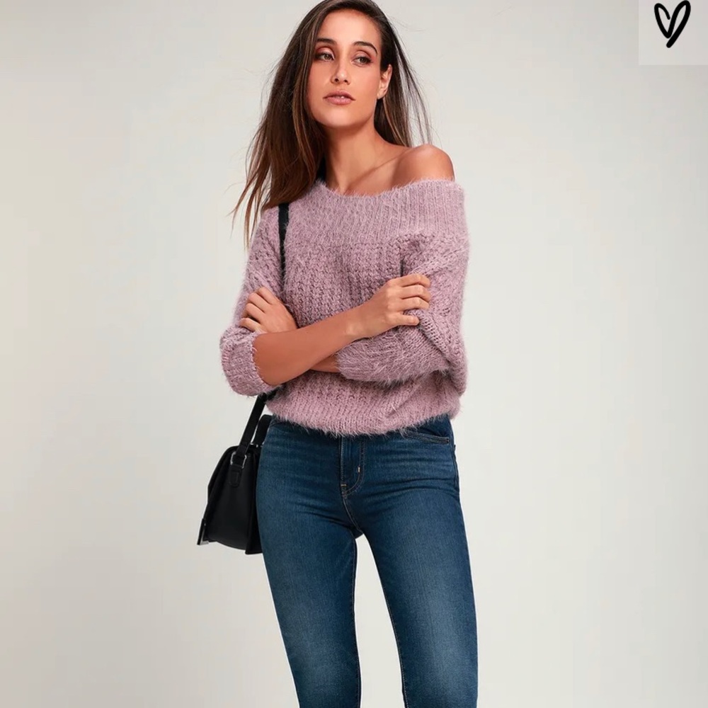 Lulus Off The Shoulder Sweater